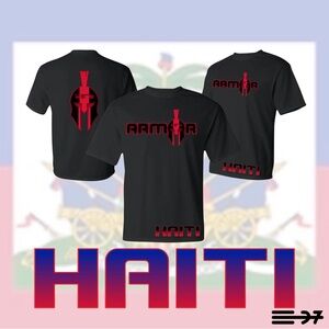 Red and Black Short Sleeve Tees with Minimalist Design